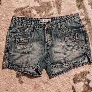 Y2k jean shorts
